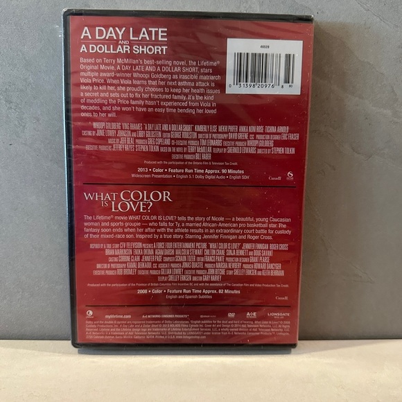 Double Feature DVD: A Day Late and a Dollar Short & What Color Is Love? - Picture 2 of 3